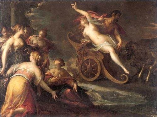 Hans von Aachen rape of Proserpine oil painting picture